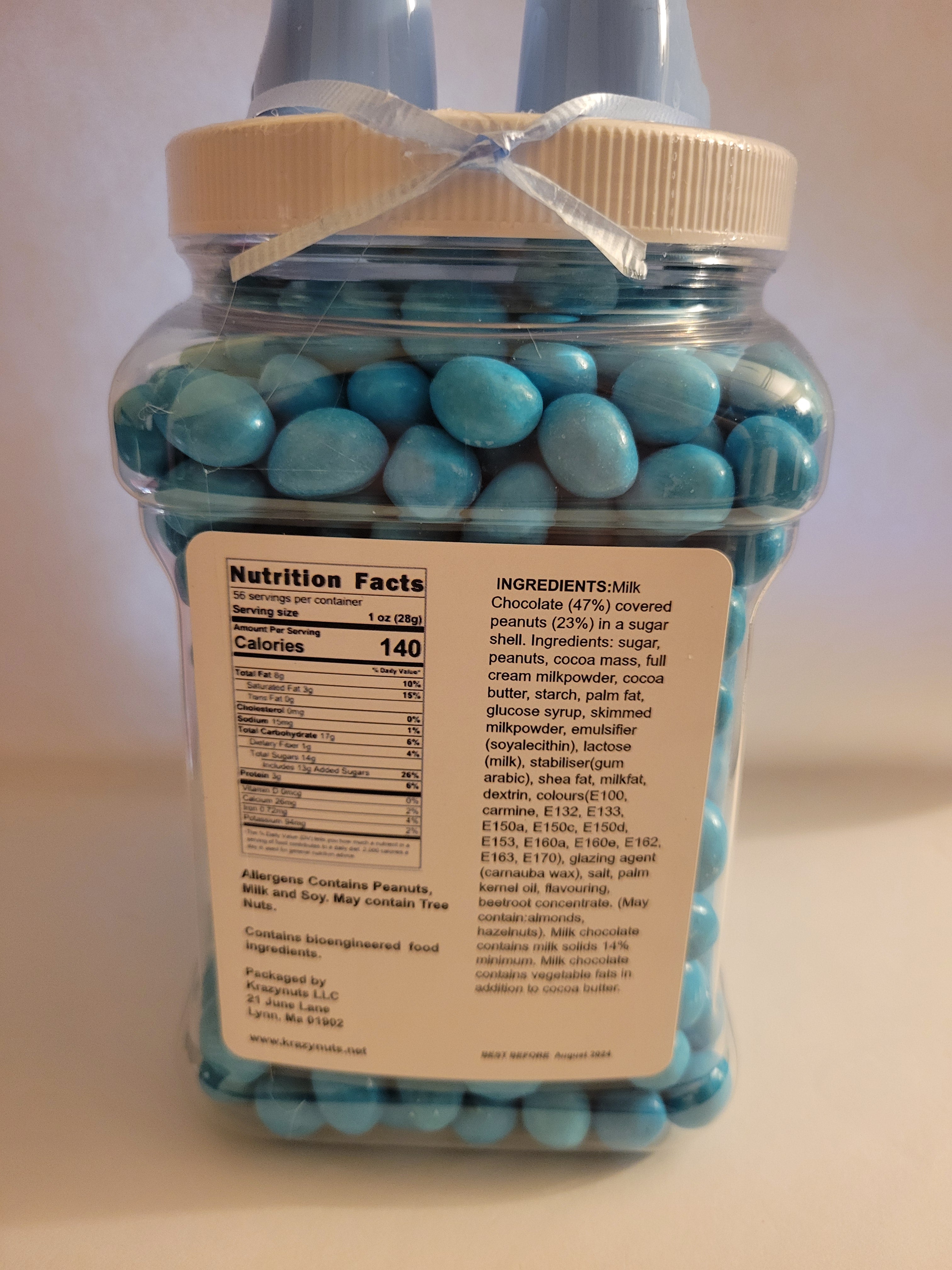 Boys- Baby Shower - Blue M&M's 3.5 Pounds