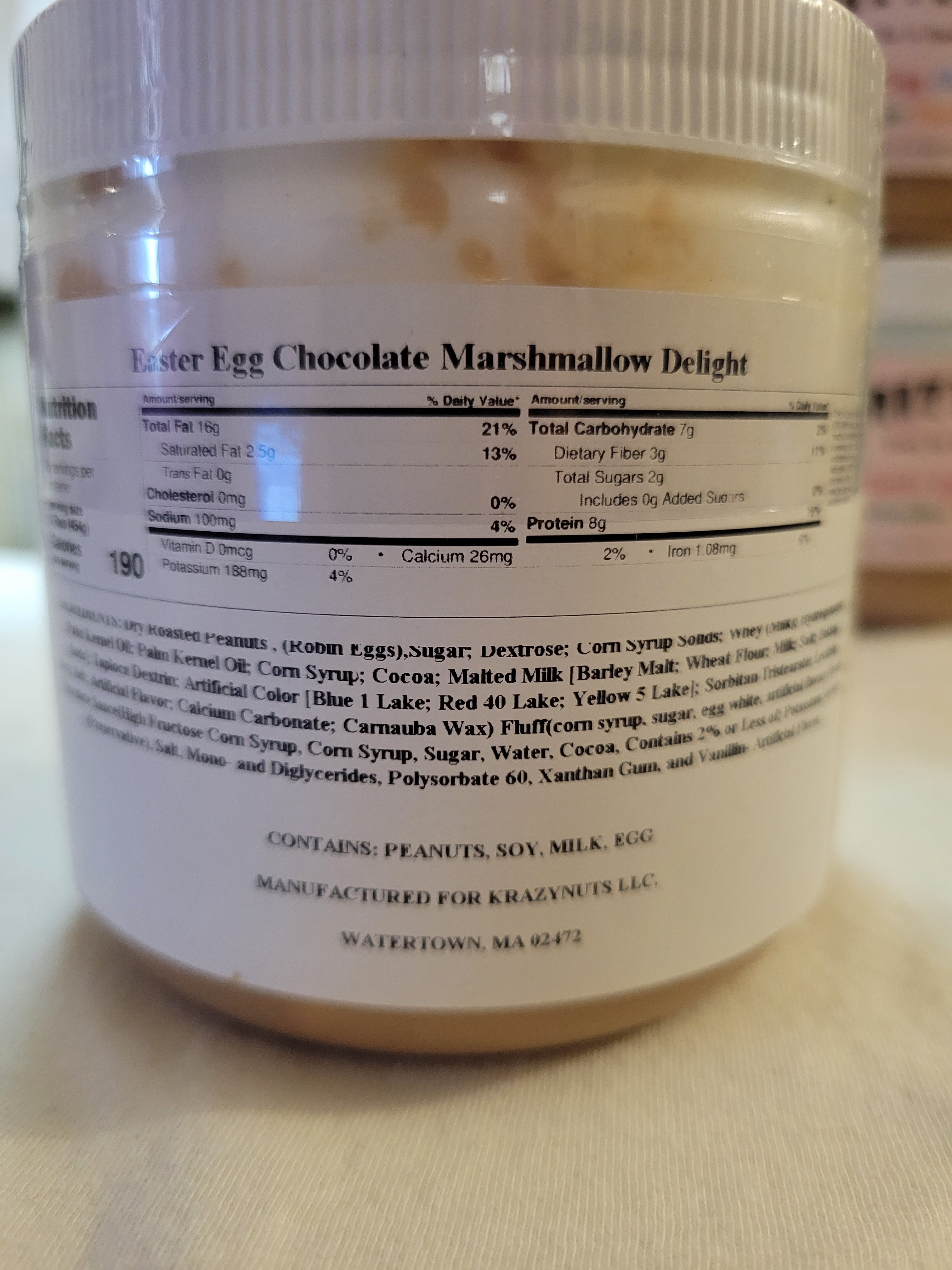 Easter Egg Chocolate Marshmallow Peanut Delight